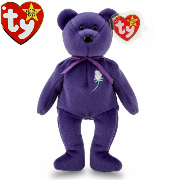 NEW RARE‼️ Ty Beanie Baby Princess Diana 1997 Limited Edition #474 w/TAG ERRORS - Picture 9 of 16